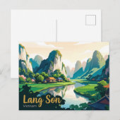 Lang Son Vietnam Briefkaart (Voorkant / Achterkant)