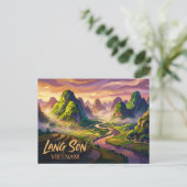 Lang Son Vietnam Briefkaart (Staand voorkant)