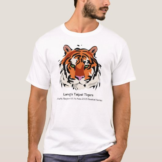 lang tijger t-shirt (Voorkant)
