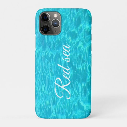 Lang van het Rode zee van Turquoise Case-Mate iPhone Case (Achterkant)