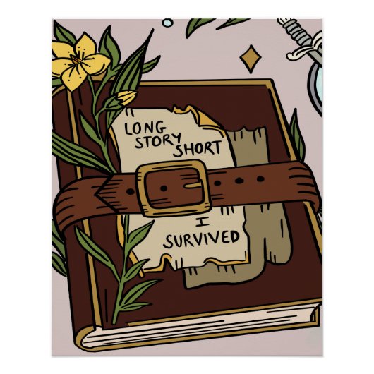 Lang verhaal kort dat ik leefde perfect poster (Voorkant)