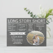 Lang verhaal kort | Financiering | De foto bewaart Save The Date (Staand voorkant)