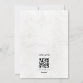 Lang verhaal Korte bruiloft Bewaar de datum Krant Feestdagenkaart (Achterkant)