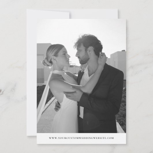 Lang verhaal Korte Infographic Save the Date Bruil Kaart (Achterkant)