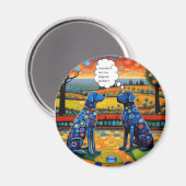 Lang verloren broer magneet (Voorkant / Achterkant)