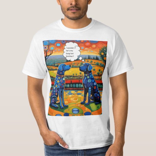 Lang verloren broer t-shirt (Voorkant)
