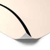 Lang vrouw gezicht poster (Hoek)