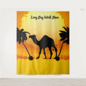 Lang werk gedaan Tapijt Wandkleed (Voorkant)