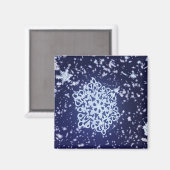 Lang winternachtsmagneet magneet (Voorkant / Achterkant)