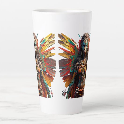 Langa Vuma Fairy Tanktop Latte Mok (Voorkant)