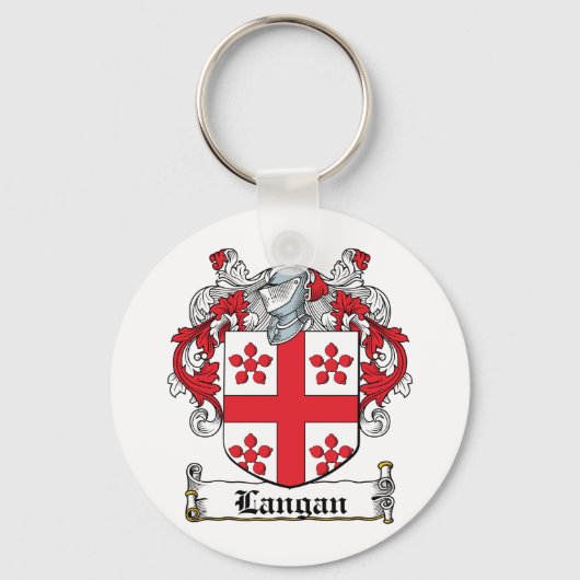 Langan Family Crest Sleutelhanger (Voorkant)
