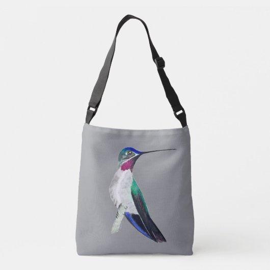 Langbekenkolibrie Crossbody Tas (Achterkant)