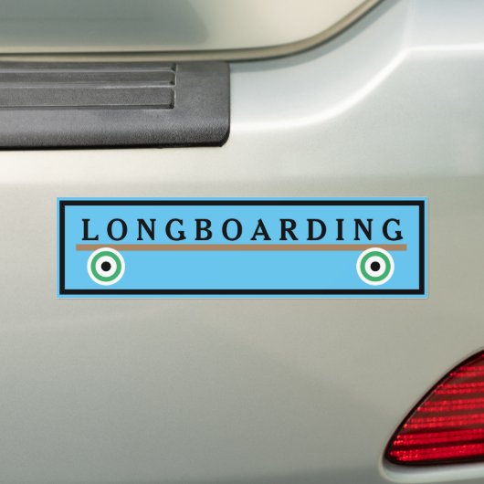 Langboord-bumpersticker Bumpersticker (Op auto)