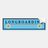 Langboord-bumpersticker Bumpersticker (Voorkant)
