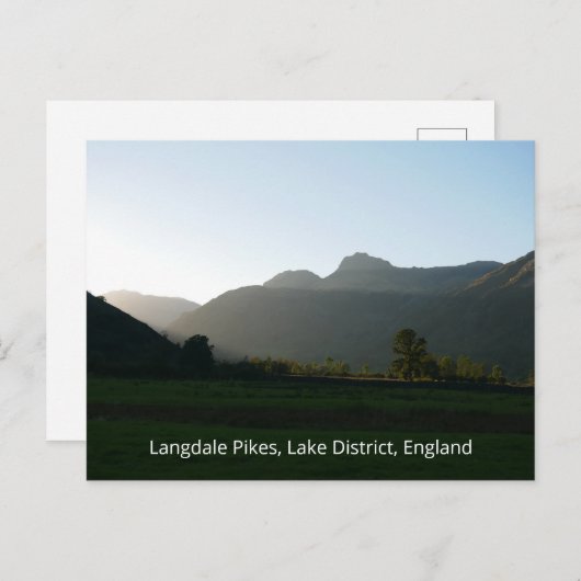 Langdale Pikes Briefkaart (Voorkant / Achterkant)