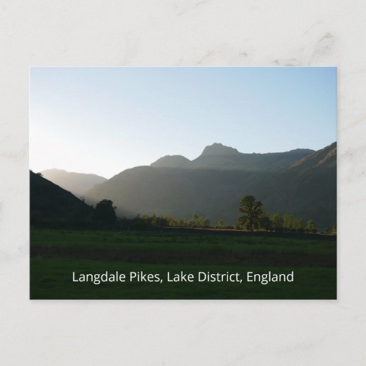 Langdale Pikes Briefkaart (Voorkant)