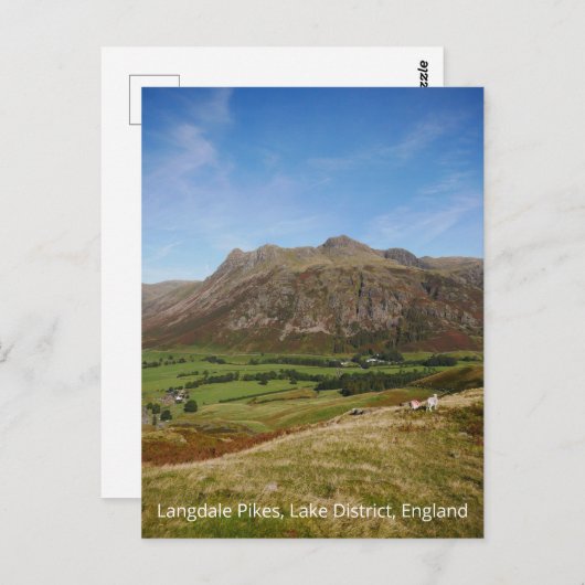 Langdale Pikes Briefkaart (Voorkant / Achterkant)