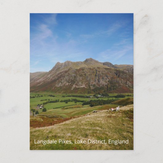 Langdale Pikes Briefkaart (Voorkant)