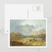Langdale Pikes uit het "District van het Engelse m Briefkaart (Voorkant / Achterkant)