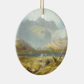 Langdale Pikes uit het "District van het Engelse m Keramisch Ornament (Rechts)