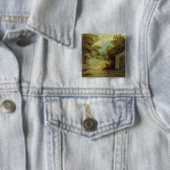 Langdale Pikes Vierkante Button 5,1 Cm (In situ)