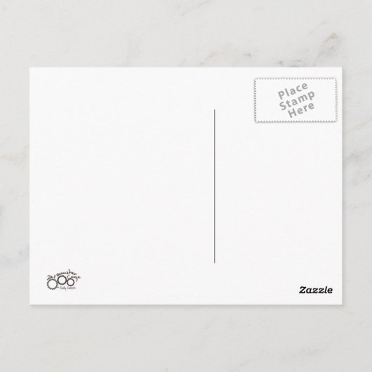 Langdurig Briefkaart voor indrukken (Achterkant)