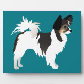 Langdurig Chihuahua of Papillon Basic Design Fotoplaat (Voorkant)