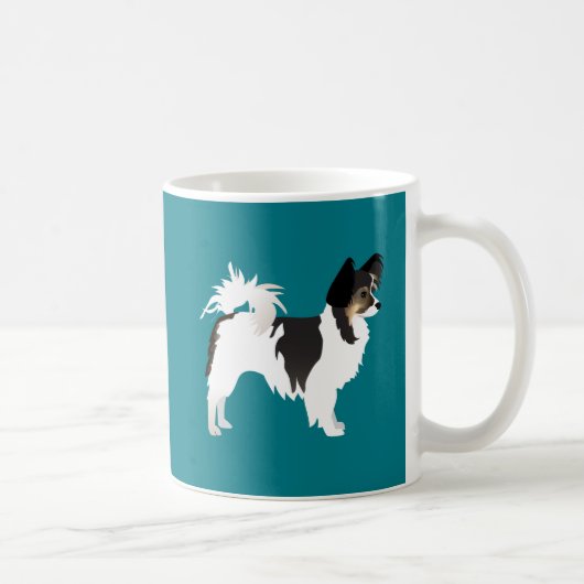 Langdurig Chihuahua of Papillon Basic Design Koffiemok (Rechts)