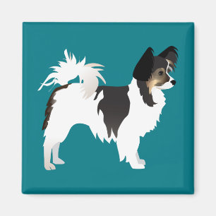 Langdurig Chihuahua of Papillon Basic Design Magneet