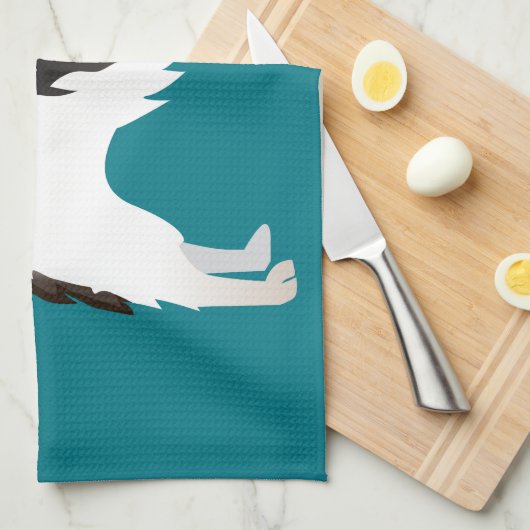 Langdurig Chihuahua of Papillon Basic Design Theedoek (Quarter Fold)