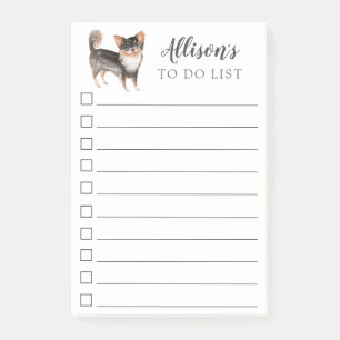 Langdurig gehaaste Chihuahua Dog, op maat gemaakt  Post-it® Notes