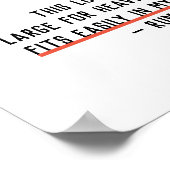 Langdurig in mijn hartritmediskette afdrukken poster (Hoek)