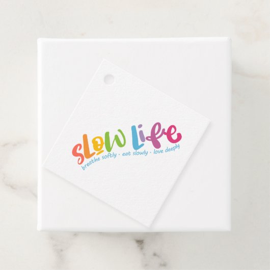 Langdurig leven bedankjes labels (In situ)