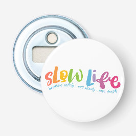 Langdurig leven button flesopener
