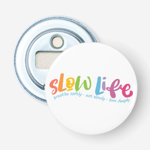Langdurig leven button flesopener