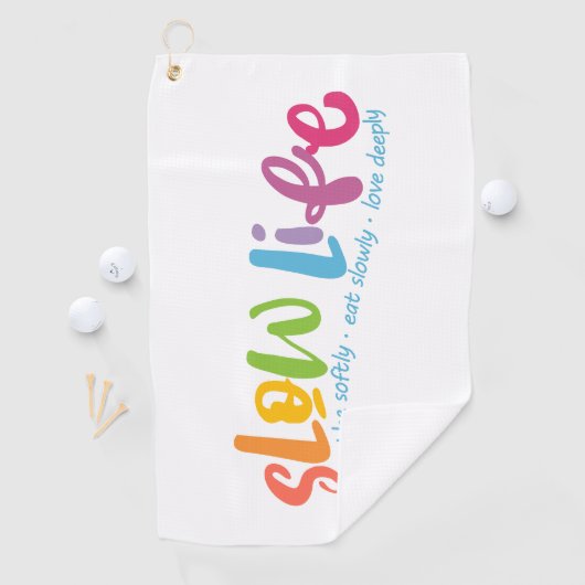 Langdurig leven golfhanddoek (Insitu)