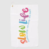 Langdurig leven golfhanddoek (Voorkant)