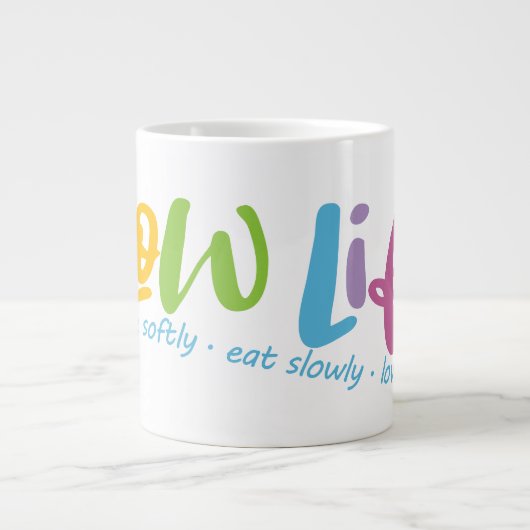 Langdurig leven grote koffiekop (Voorkant)