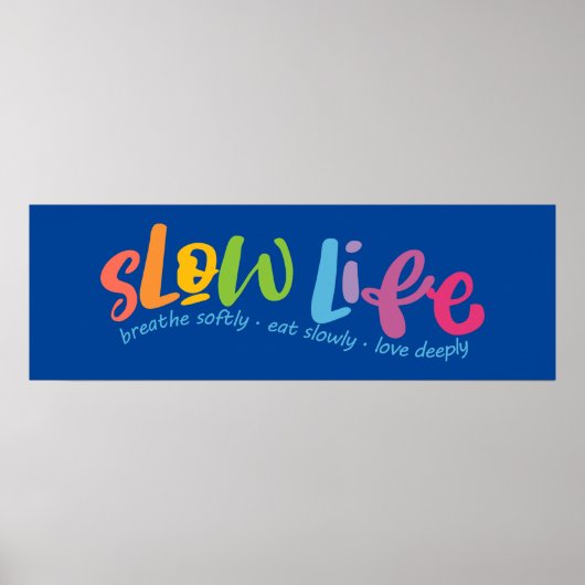 Langdurig leven poster (Voorkant)