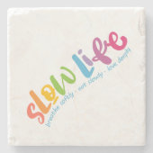 Langdurig leven stenen onderzetter (Voorkant)