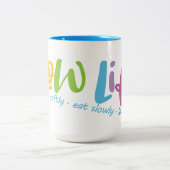 Langdurig leven tweekleurige koffiemok (Center)