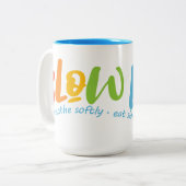 Langdurig leven tweekleurige koffiemok (Voorkant links)