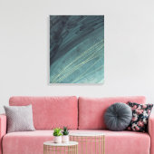 Langdurig, verticaal Abstract inktschilder, donker Canvas Afdruk (Insitu (Woonkamer))