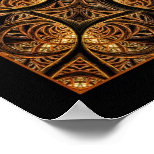 Langdurig voor Home Mandala Poster (Hoek)