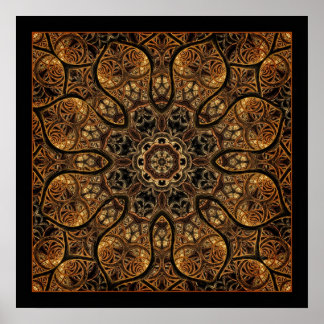 Langdurig voor Home Mandala Poster