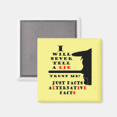 Langdurige alternatieve feiten met nose magneet (Voorkant / Achterkant)