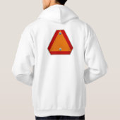 Langdurige bewegende hoodie (Achterkant)