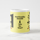 Langdurige Nose alternatieve feiten laten de Jumbo Grote Koffiekop (Voorkant)