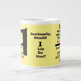 Langdurige Nose alternatieve feiten laten de Jumbo Grote Koffiekop