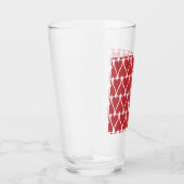 Langdurige rode harten glas (Rechts)